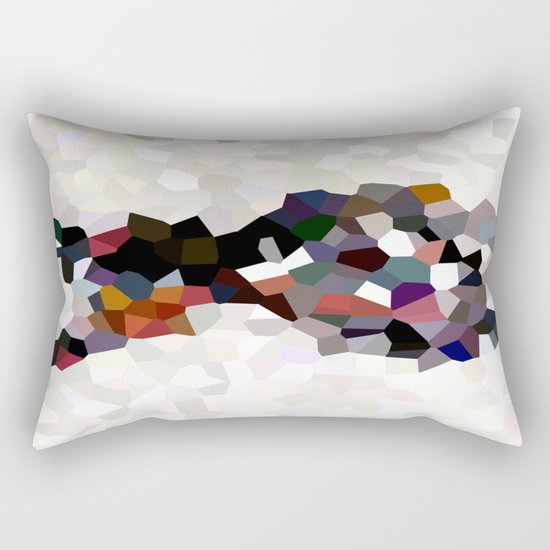 Geometric Anatomy Rectangular Pillow