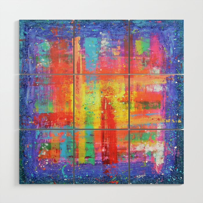 I Have Found My Joy Prophetic Art Abstract Expressionism Rainbow