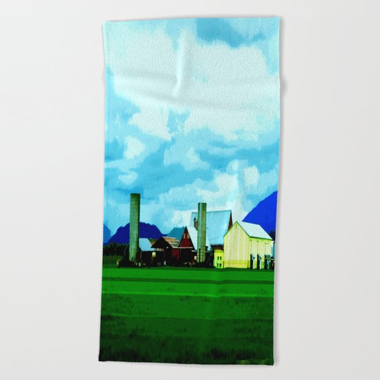 All At Once We Had It In For The Sky Beach Towel