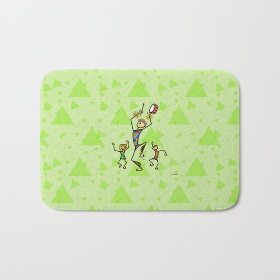 Carnival harlequin Bath Mat