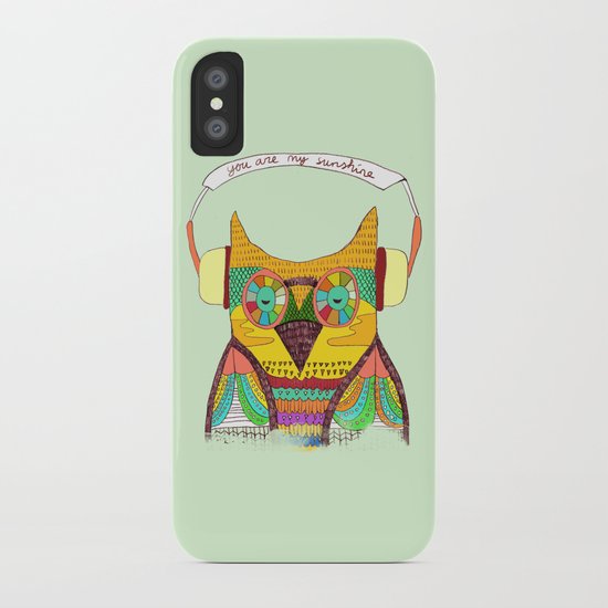 The Owl rustic song iPhone Case