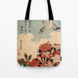 Hokusai Cuckoo and azaleas -hokusai,manga,japan,Katsushika,cuckoo,azaleas,Rhododendron Umhängetasche