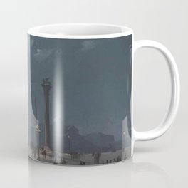 A View of the Piazzetta by Moonlight, Venice -   Ippolito Caffi Mug