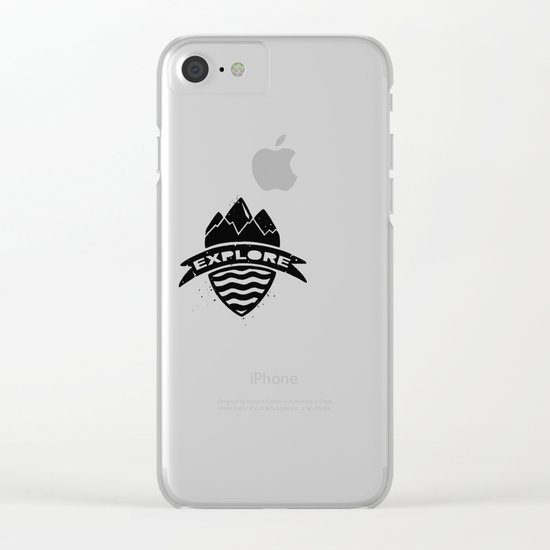 Explore Clear iPhone Case