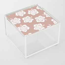 Blush Hibiscus Acrylic Box