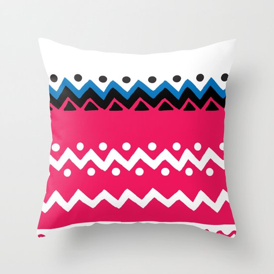 Polygons shape Throw Pillow