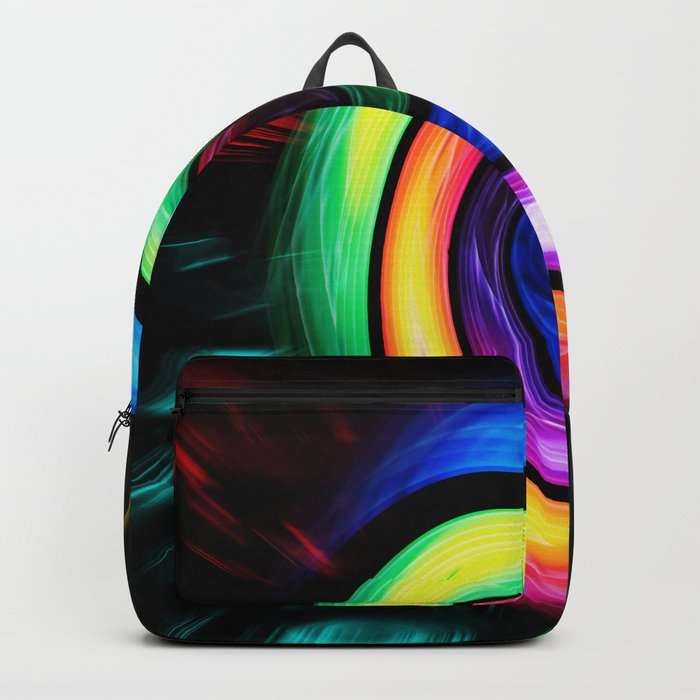 colorful backpack