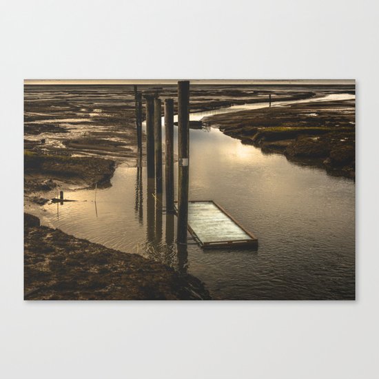 Washington Boat Launch Dock Canvas Print