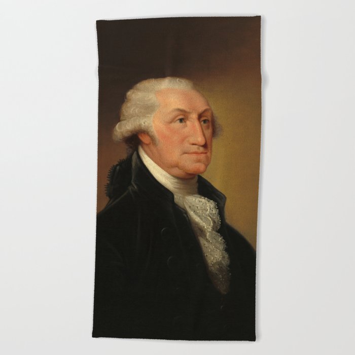 George Washington, 1796 by Edward Savage Beach Towel