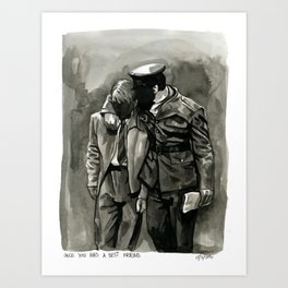 once you had a best friend Art Print