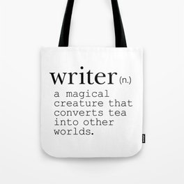 Writer Definition Converts Tea Tote Bag