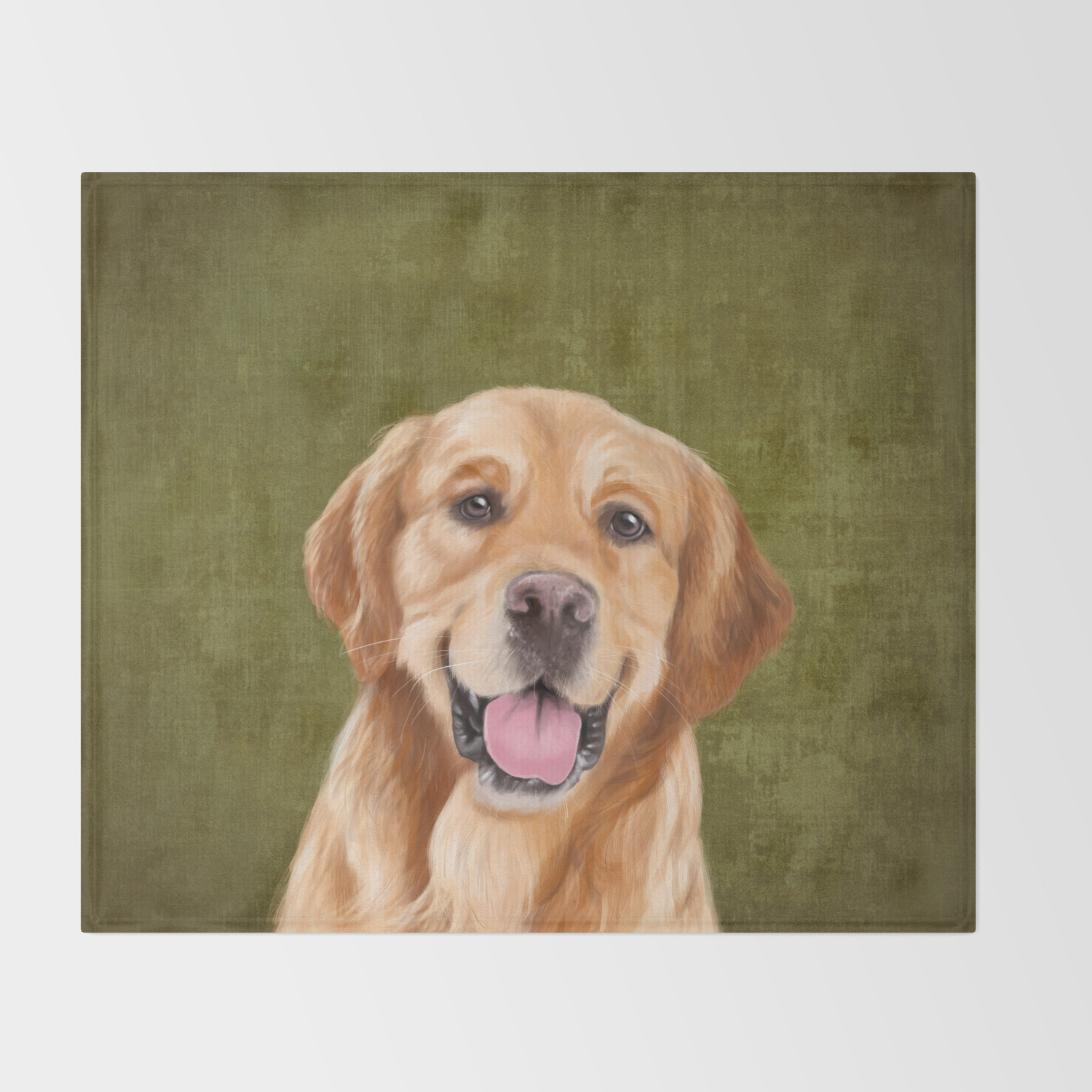 Golden Retriever Throw Blanket By Sparafuori Society6