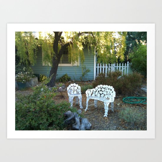 Sit by Me Art Print