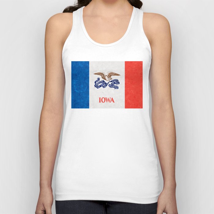 State Flag of Iowa Tank Top