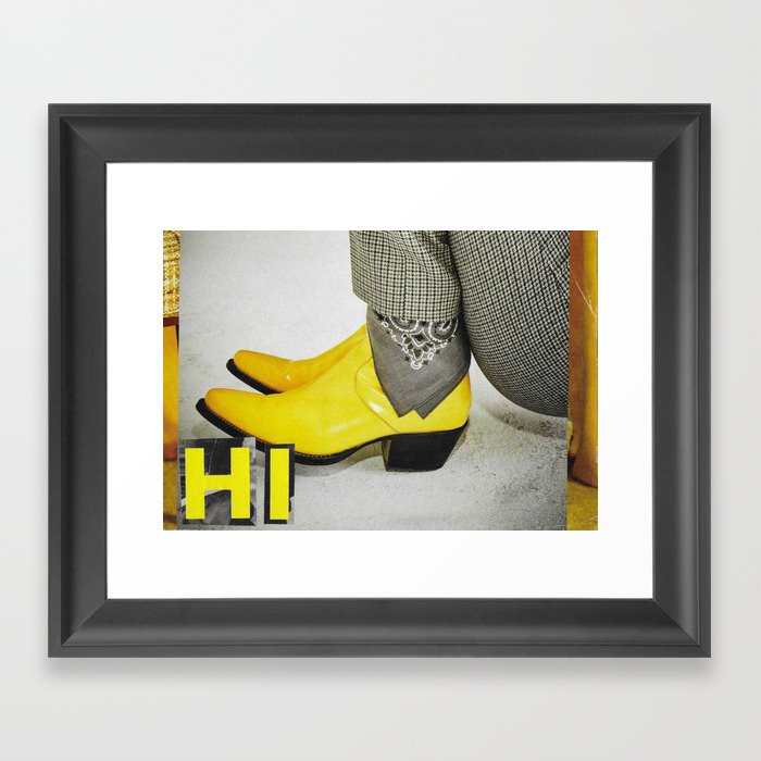 Yellow to You Framed Art Print