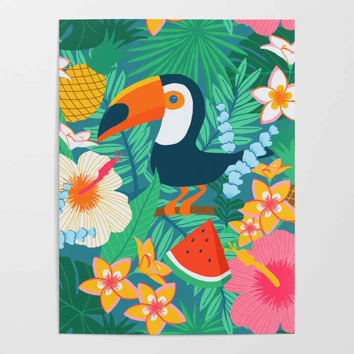 Tropical Flow Poster