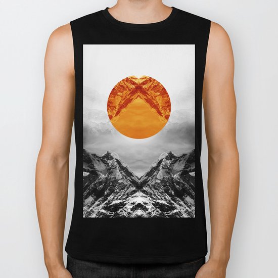 Why down the circle Biker Tank