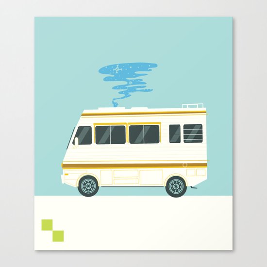 A Badly Broken RV Canvas Print