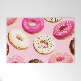 Doughnuts Confectionery Pink Chocolate Welcome Mat