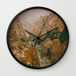 Shoshone Canyon Wall Clock