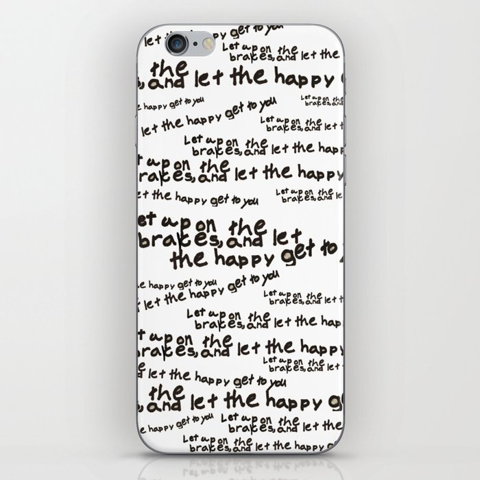 Personalized Art - Happiness iPhone Skin
