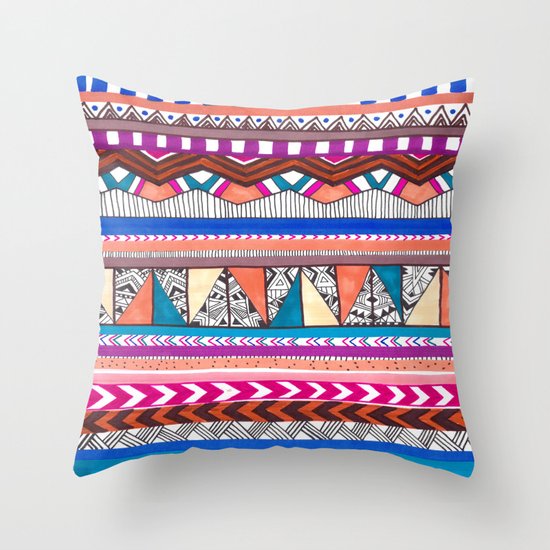 AQUA Throw Pillow