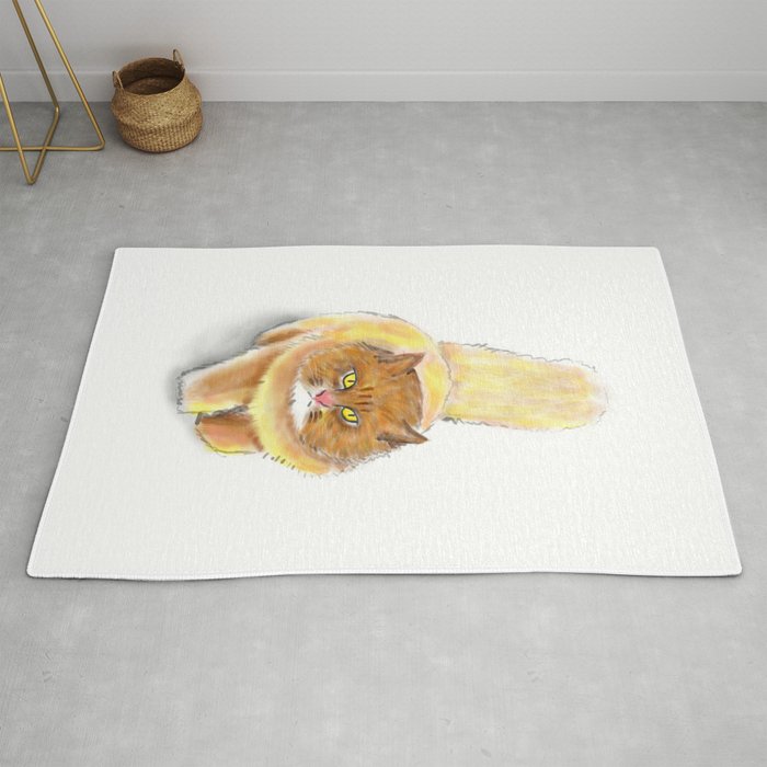 Battle Fat Cat Rug By Shashirahandmaker Society6 Fat cat mat كوكب قيم القطة التخينة و السجادة.mp3. society6