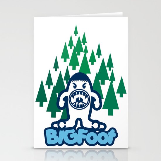 Big Foot Stationery Cards