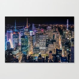 Over Times Square Canvas Print
