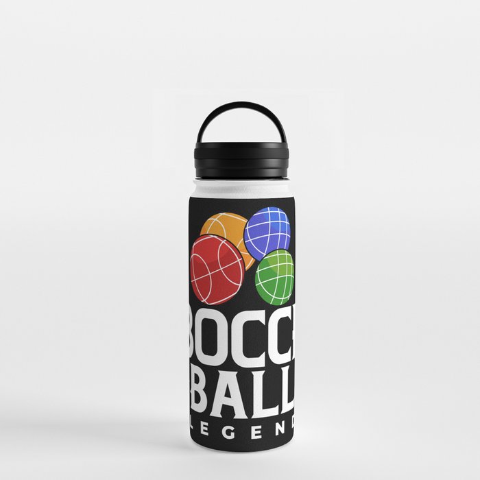 Bocce Ball Italian Bowling Bocci Player Water Bottle