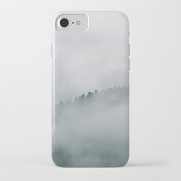 Misty mountain iPhone Case