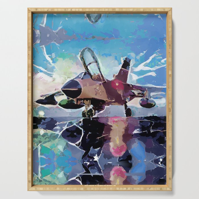 Fasbytes Aviation Helicopter Artwork  Serving Tray
