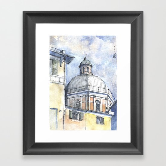 Chiesa A Pegli Framed Art Print