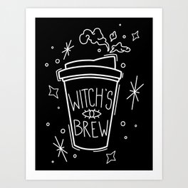 Witch’s Brew Coffee Art Print