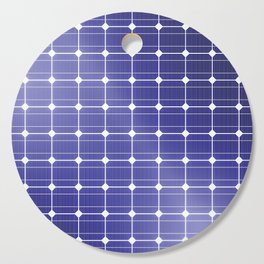 In charge / 3D render of solar panel texture Cutting Board