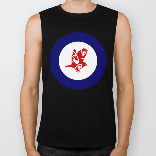 Silvereye Air Force Roundel Biker Tank