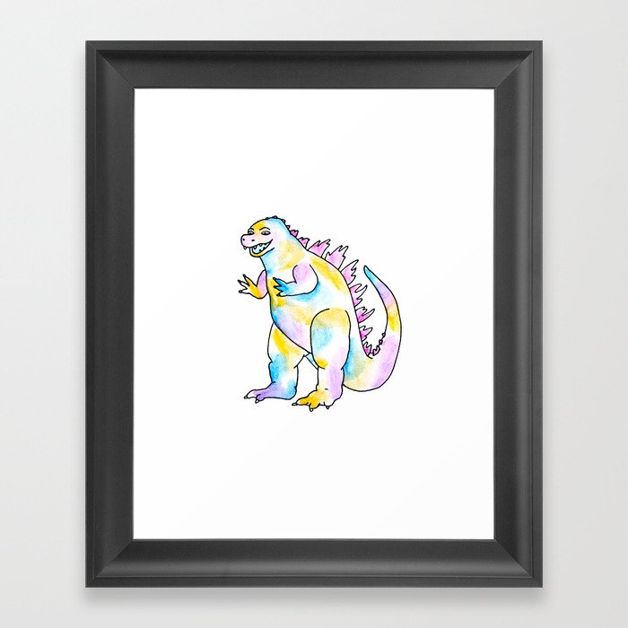 Godzilla  Framed Art Print