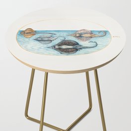 Vintage sea: four rays Side Table