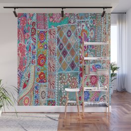 Vintage Shabby Quilt Wall Mural