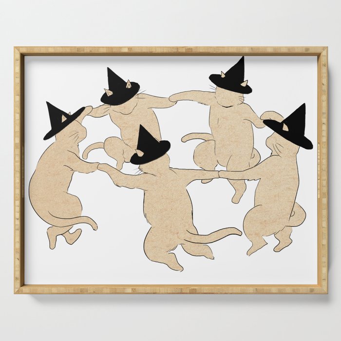 Cat Coven Serving Tray
