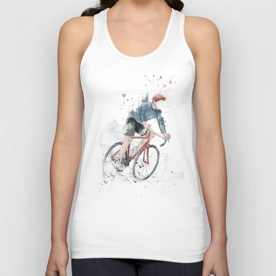 I want to ride my bicycle Unisex Tank Top