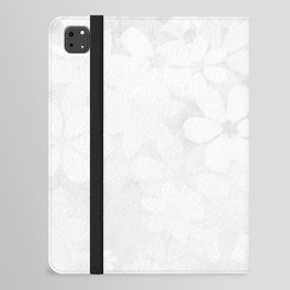 White plant flowers wall iPad Folio Case