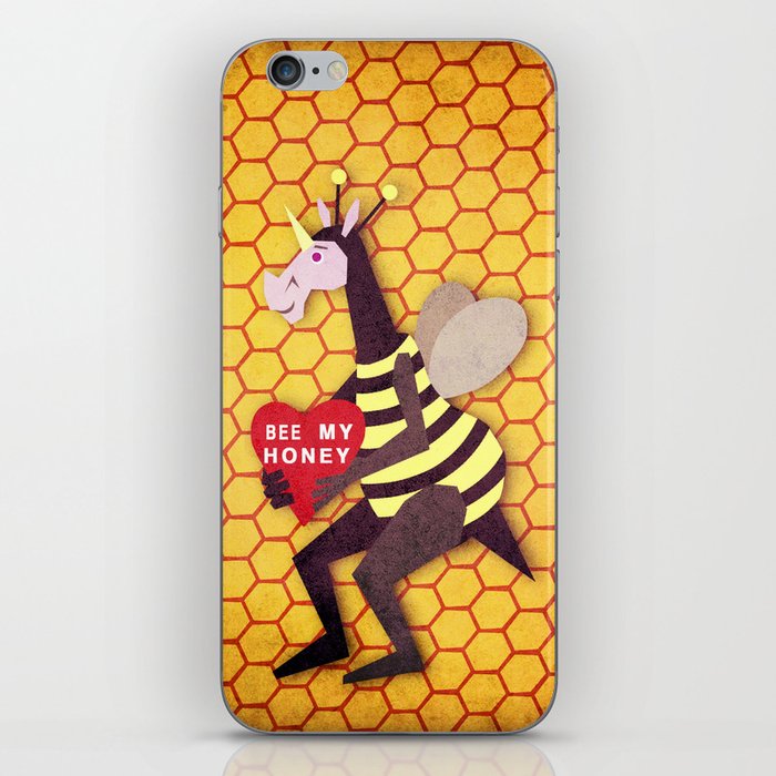 Bee My Honey Unicorn iPhone Skin
