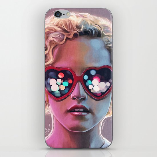Electrick Girl iPhone & iPod Skin