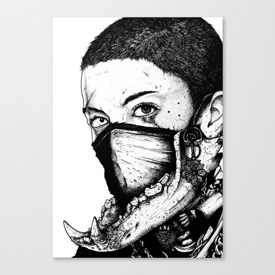 The Bear Canvas Print