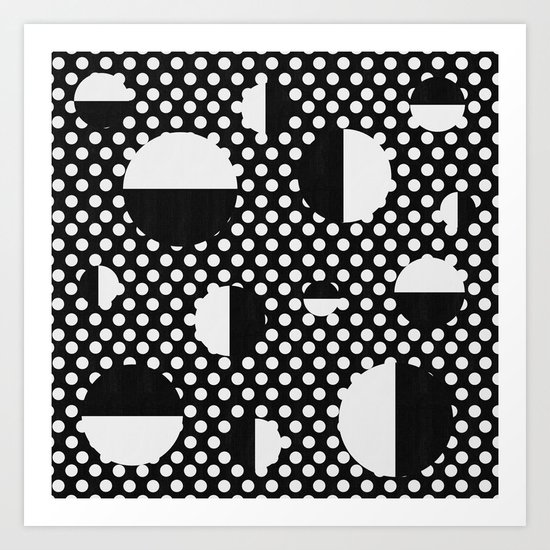 It's Black, It's White Art Print