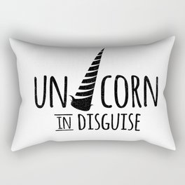Unicorn in Disguise - Standard Rectangular Pillow