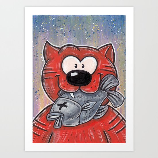 Heathcliff Art Print