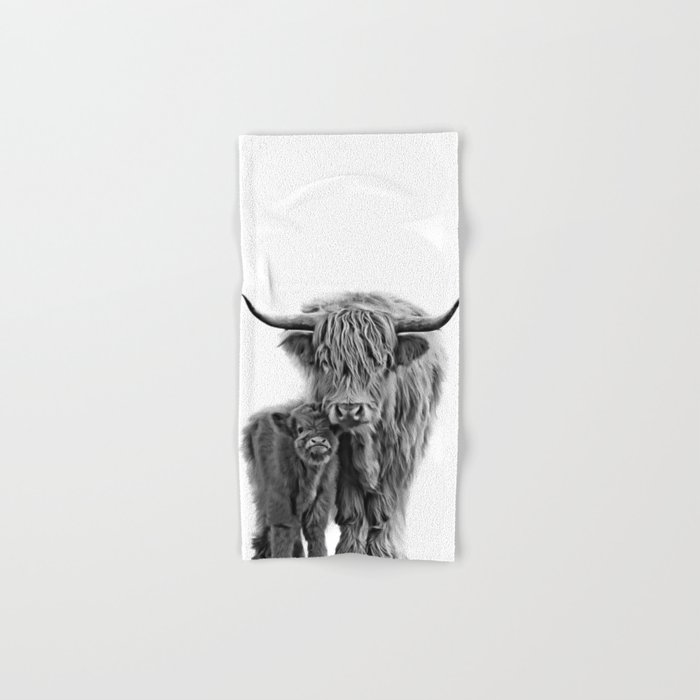 Highland Cow and The Baby Hand & Bath Towel