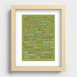 The Beautiful Game - Football Legends Recessed Framed Print